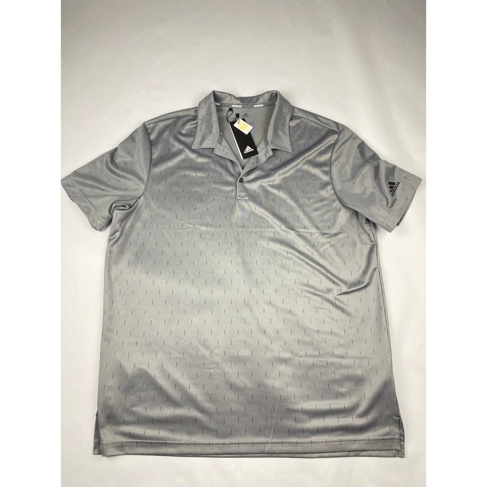 NWT Adidias Polo Men's Size XL Golf Gray